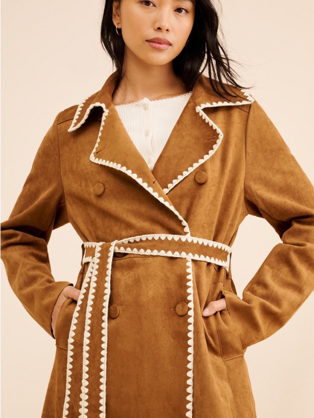 NWOT En Saison Logan Trench Coat